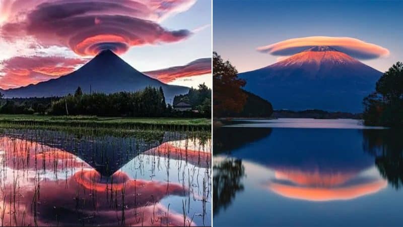 Gaze upon the majestic marvels of nature: the awe-inspiring lenticular clouds