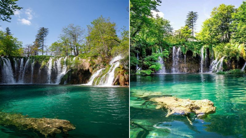 Awe-Inspiring Aerial View of Croatia’s Plitvice Lakes National Park