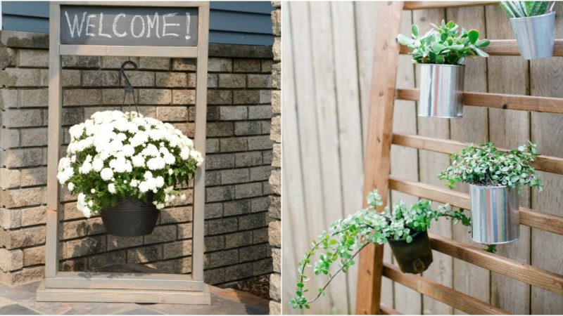 20 Lovely DIY Hanging Flower Planters To Enhance Your Veranda And Home Surroundings