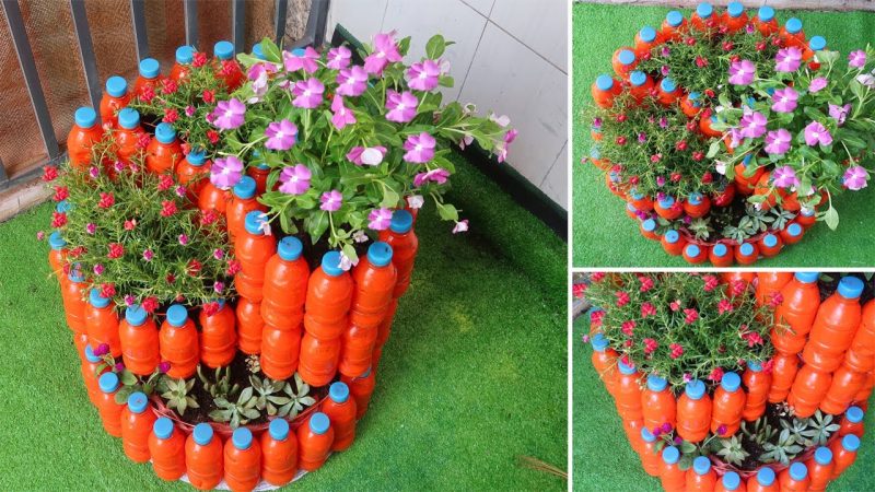 DIY Plastic Bottle Decor To Make Your Garden A Fun Place